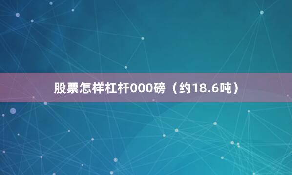 股票怎样杠杆000磅（约18.6吨）