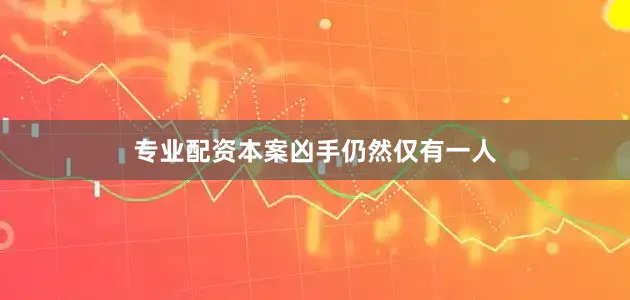 专业配资本案凶手仍然仅有一人